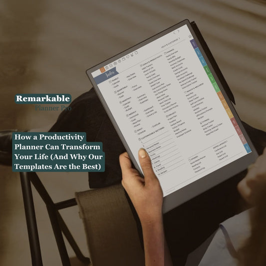 How a Productivity Planner Can Transform Your Life (And Why Our Templates Are the Best)