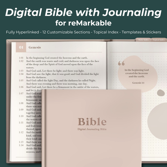 Digital Bible with Journaling for reMarkable